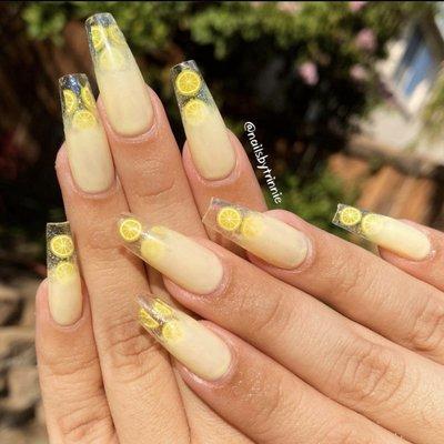 Also one of my top 5 favorites!  Lemonade nails