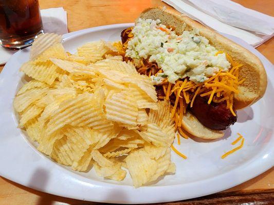 West Virginia Slaw Dog-This is my favorite!