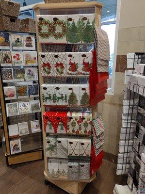 Seasonal napkins & bags #thefreshmarket @yelpdc