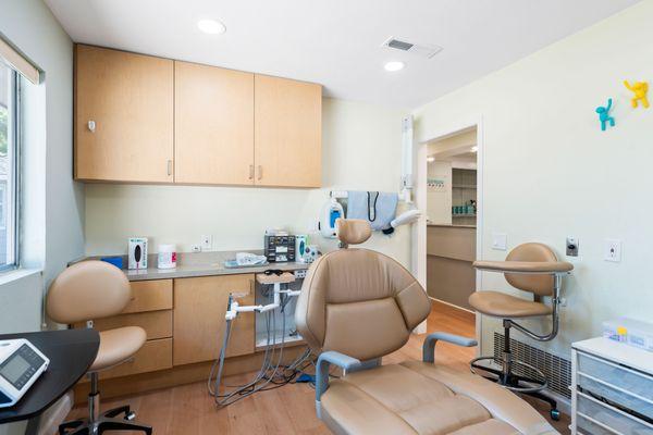 Treatment Room 1, most new patients will be seated in this room