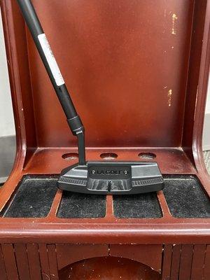 The LA Golf putter. With a 5x bigger sweet spot you can't miss if you tried with this putter. #lagolf