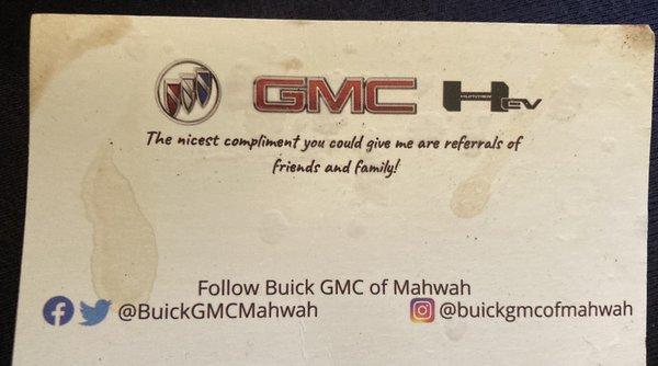 Buick GMC of Mahwah -- thumbs down