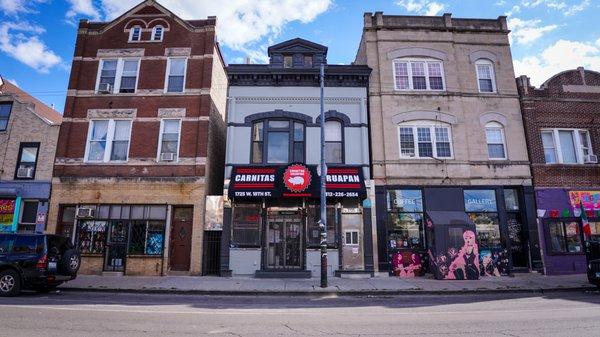 Original location on 18th street in the heart of Pilsen