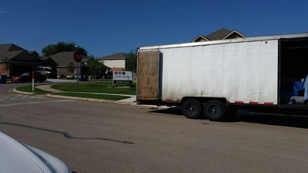 Moving out Model Home CWBuilders.