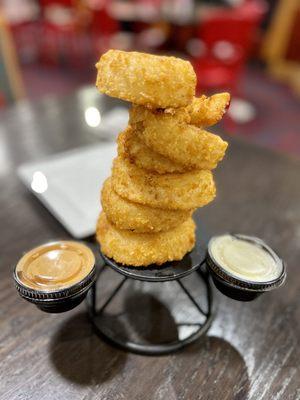 Short stack onion rings.