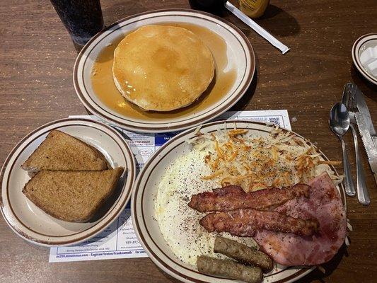 Combination breakfast. One of the best breakfasts in Flint.