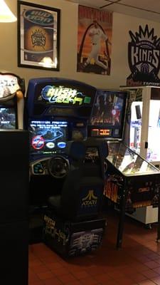 Fun arcade games to past the time - a nice throwback!