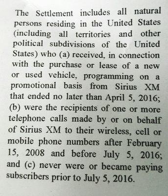 Class action lawsuit for all those annoying phone calls! Not that I'd bother to participate.