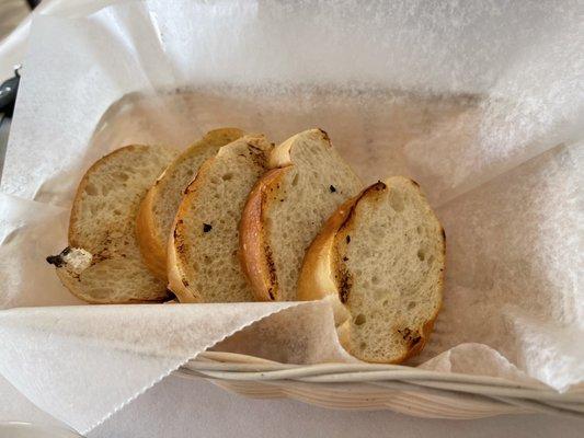 Garlic bread.