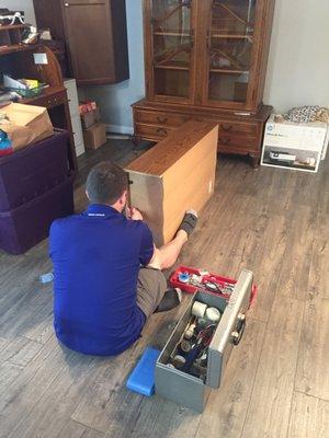 Repairing furniture