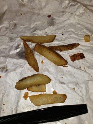 Not good fries.