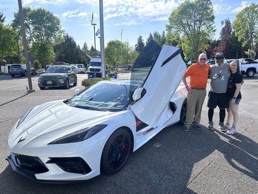 Our new Corvette! Thank you Richard!!!!