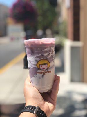 Ube Black Tea With Taro Ball