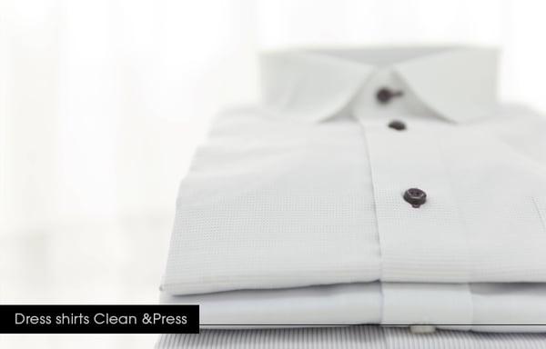 Dress Shirts Clean & Press