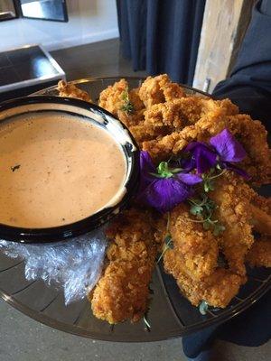 Chicken tender appetizer