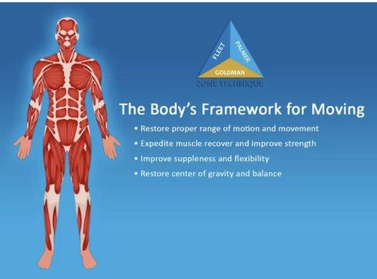 Zone 5 (Muscular System Zone):
 
 If you have muscle or joint pain and/or stiffness, come in to get your Zone 5 balanced.