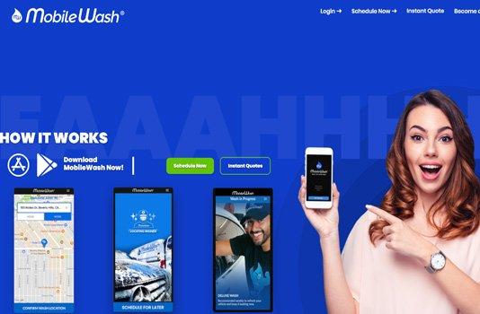 Mobilewash CMS, responsive web design, Wordpress and Branding by Websites Depot