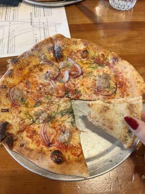 fennel sausage pizza