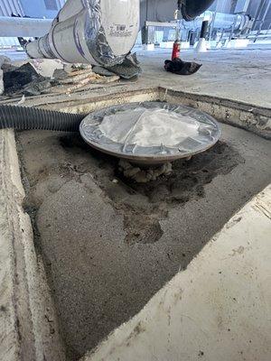 Roof drains repair