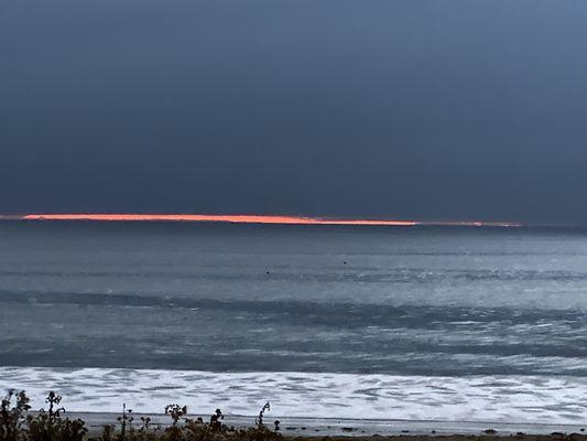 Sunset from the cottage