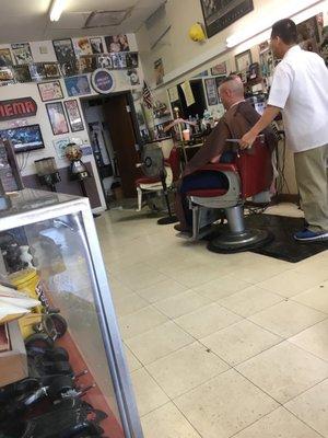 Old school style barber shop