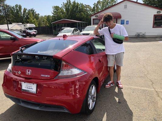 Brad's first car!