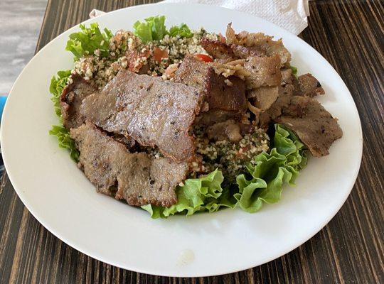 Lamb and tabouli salad