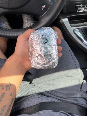 It suppose to be a burrito