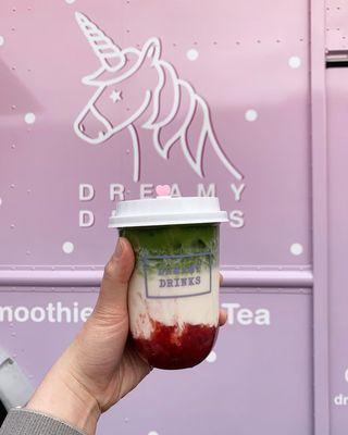 check out the menu or our instagram @dreamydrinks