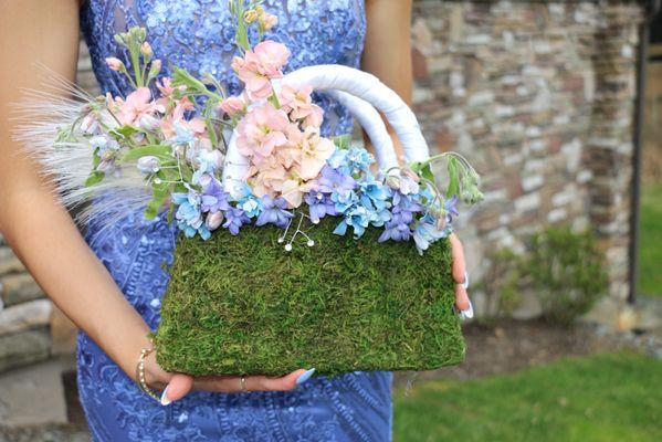 Functional flower purse