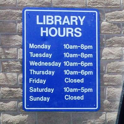 Library Hours