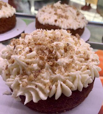 carrot cake -- cream cheese frosting