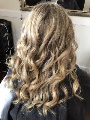 Beautiful balayage highlights,