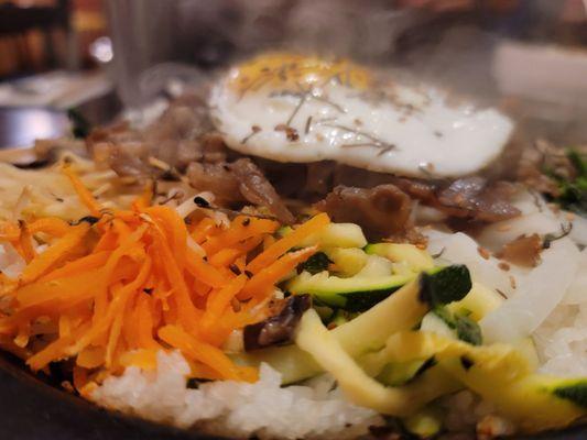 Hot stone Bimbimbap