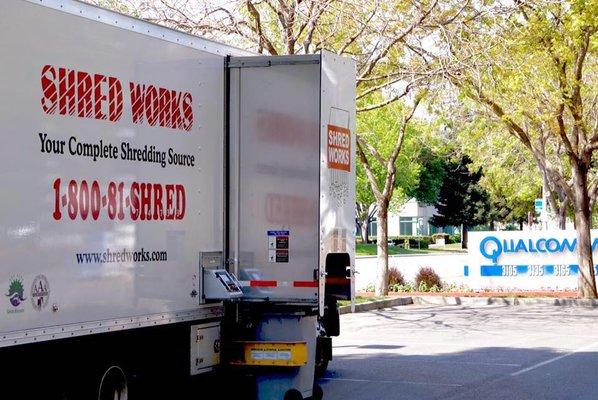 we shred at you doorstep ( on-site trucks )