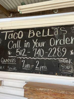 Call your order in ahead!