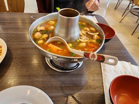 Tom Yum Soup with Seafood