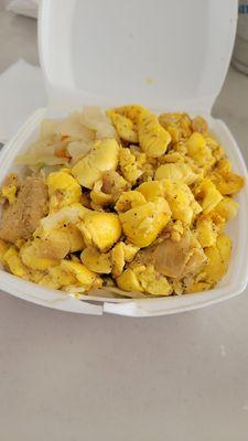 Small ackee & Saltfish