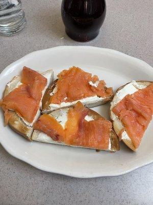 Bagel with lox