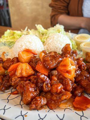 Sweet and Sour Chicken Stir Fried