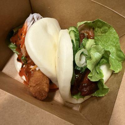 Spicy Korean Bao & Char Siu Pork Bao