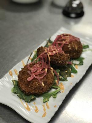 Stuffed Fried Green Tomatoes