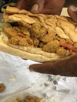 Shrimp poboy