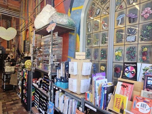 Art Supplies and stained glass