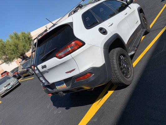 2014 Jeep Cherokee Trailhawk MFC off road upgrade