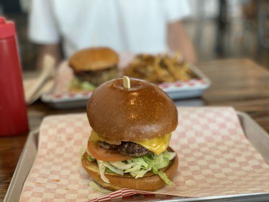 Avocado bacon cheeseburger. Yummmm