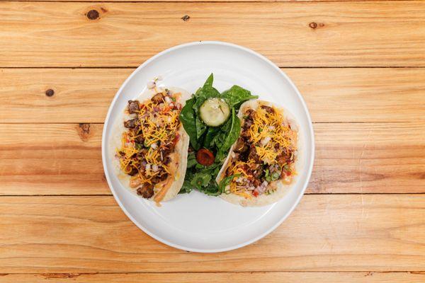 Pork Belly Sisig Tacos