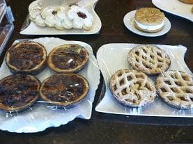 Mini pies, specialty cookies