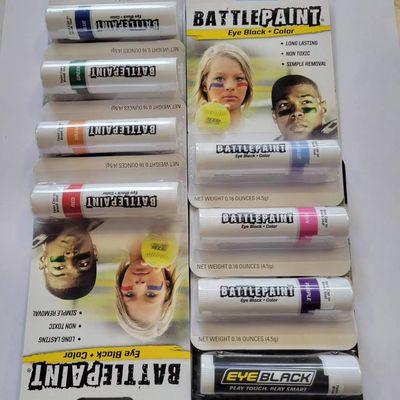 Eye black in many colors