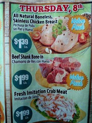 Grabbing some boneless, skinless chicken breast for $1.39/lb